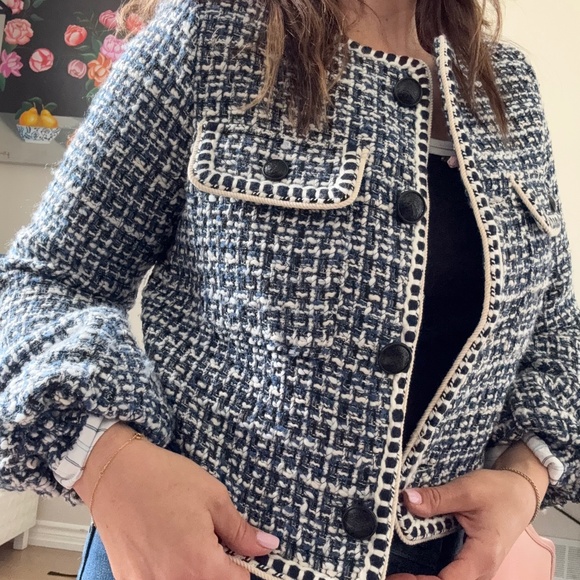 Maison D’Amelie Paris Twead Blazer Jacket - Picture 6 of 7